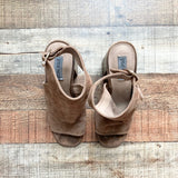 Steve Madden Dark Brown Slingback Heel Sandals- Size 8.5