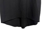 Lou Lou Black Faux Button Zipper Front Maternity/Nursing Dress- Size M