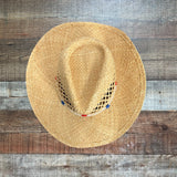 Pink Lily Natural Grass Pearl/Star Cowboy Hat