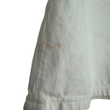 ZARA White Denim Shorts- Size 10 (see notes)
