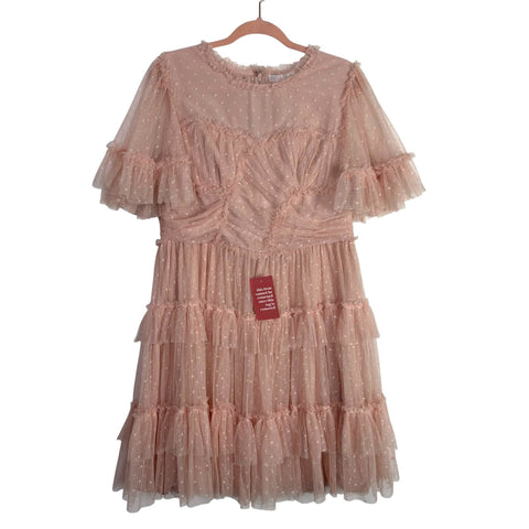 Ivy City Tulle Star Print Overlay Dress NWT- Size XXL
