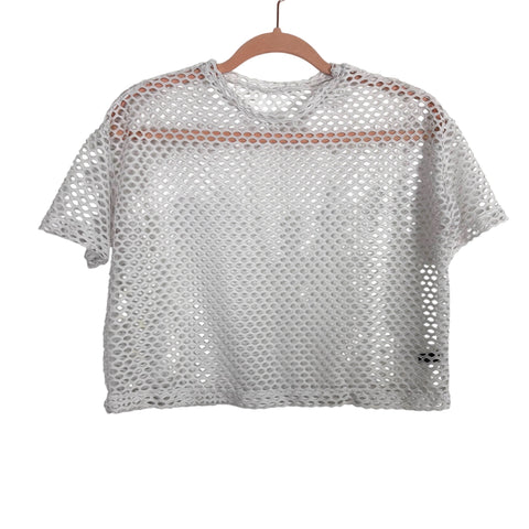 Onzie White Fishnet Top - Size S/M