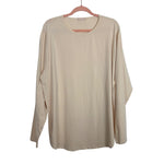 Nuuds Cream Long Sleeve Top - Size Men's XXL