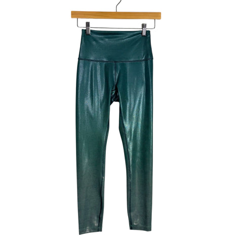 Lululemon Metallic Teal Ombre Leggings - Size 4 (Inseam 24.5")