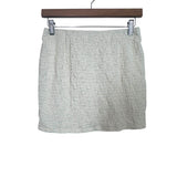 Oak + Fort Cream Textured Elastic Waist Mini Skirt- Size XS (we have matching top)