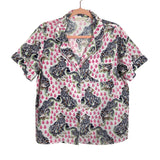 Print Fresh Tiger Print Two Piece Short Pajama Set- Size S