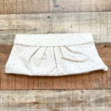 Lauren Merkin Cream Leather Clutch (see notes)