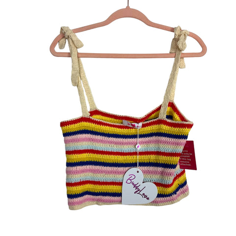 Buddy Love Crochet Lined Top NWT- Size S (we have matching skirt)