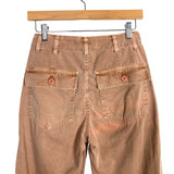 AMO Adobe Army Wide Leg Cropped Pants- Size 25 (see notes, Inseam 21.5”)