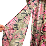 Beach Riot Floral Sheer Tie Closure Side Slit Kimono- Size S