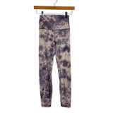 Lululemon Purple Tie Dye High Waisted Leggings - Size 2 (Inseam 24")