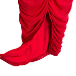 Pretty Garden Red Ruched Dress NWT - Size S
