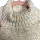 Tularosa Cream Turtleneck Sweater Dress- Size S (See Notes, Sold Out Online!)