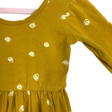 Alice + James Mustard Scribbled Polka Dot Dress-Size 2Y (see notes, we have matching girls dress)