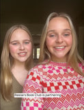 Marine Layer Archive Pink/Orange Patterned Sweater - Size XS