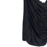Superdown Black Cinched Sides Strapless Top- Size S