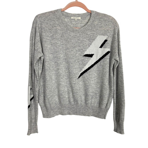 Z Supply Grey Lightening Bolt Sweater - Size XS (See Notes)