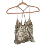 Forever 21 Cream Satin Top - Size S (See Notes)