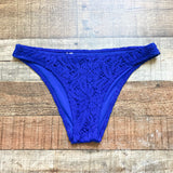 Aerie Blue Crochet Bikini Bottoms- Size S (we have matching top)
