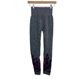 Monreal London Heathered Floral Leggings- One Size (Fit like XS/S, Inseam 25")