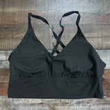 Offline by Aerie Black Padded Sports Bra- Size L