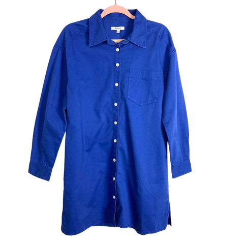 Madewell Blue Long Sleeve Shirt Dress NWT- Size M (sold out online) The Saved Collection Madewell Blue Long Sleeve Shirt Dress NWT- Size M (sold out online) The Saved Collection