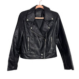 BLANKNYC Black Faux Leather Jacket- Size S
