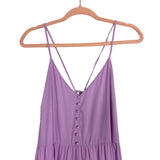 Buddy Love Lilac Front Faux Button Back Tie Dress- Size M