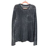Lucky Brand Grey Venice Burnout Top - Size Men's M (See Notes)