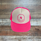 Otto Hot Pink Mesh Adjustable Hat- Youth Size