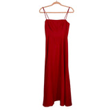 O.p.t Red Smocked Back Dress NWT- Size 0