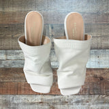 Beautiisoles Cream Leather Shoes- 7 (see notes)