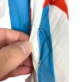 Banjanan Red/White/Blue Pattern Diamond Patchwork Maxi Dress- Size ~L (see notes, sold out online)