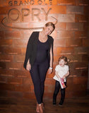 Tan + Lines Sport By Sivan Ayla Black Ribbed Jumpsuit- Size M