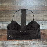 Carly Jean Black Lace Bralette- Size S
