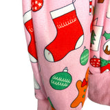Lola Pink Christmas Sweatshirt and Sweatpants Set- Size 8Y (see notes, sold as a set)