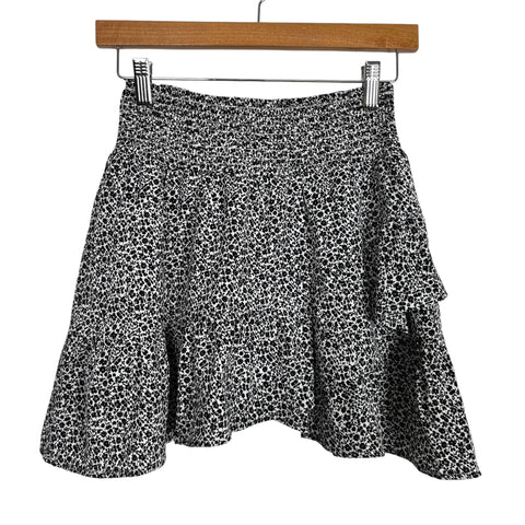Altar'd State Black Floral Print Skirt - Size XS
