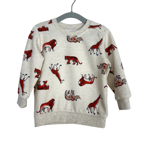 Carter's Tan Jungle Animal Top - Size 18M