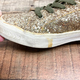 Vintage Havana Gold Glitter Sneakers- Size ~7.5 (see notes)
