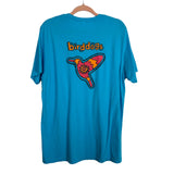 Canvas Bright Blue Birddogs T-Shirt - Size Men's XL