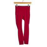 Lululemon Pink Side Mesh Panel Leggings - Size 4 (Inseam 23")
