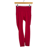 Lululemon Pink Side Mesh Panel Leggings - Size 4 (Inseam 23")