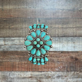Carly Jean Los Angeles Turquoise Jeweled Bracelet