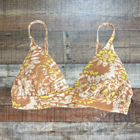 Aerie Triangle Tan Printed Top - Size L