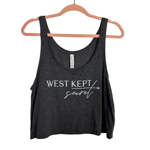 Bella + Canvas Grey Well Kept Secret Tank - Size S