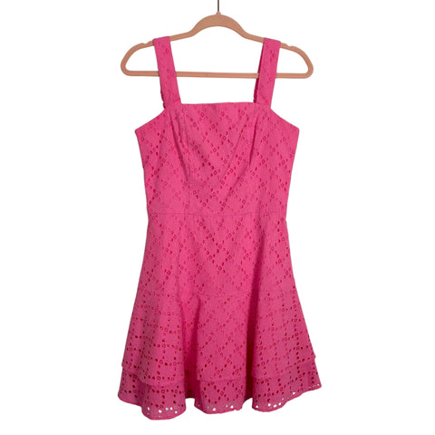 Draper James Ashland Sleeveless Mini Dress in Eyelet