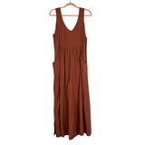 Millibon Rust Wide Leg Jumpsuit - Size M