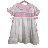 The Smocked Flamingo Mama's Girl Dress - Size 4T (See Notes)