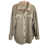 Free People Cream Shacket - Size S (See Notes)