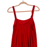 Skies are Blue Red Muslin Dress- Size S